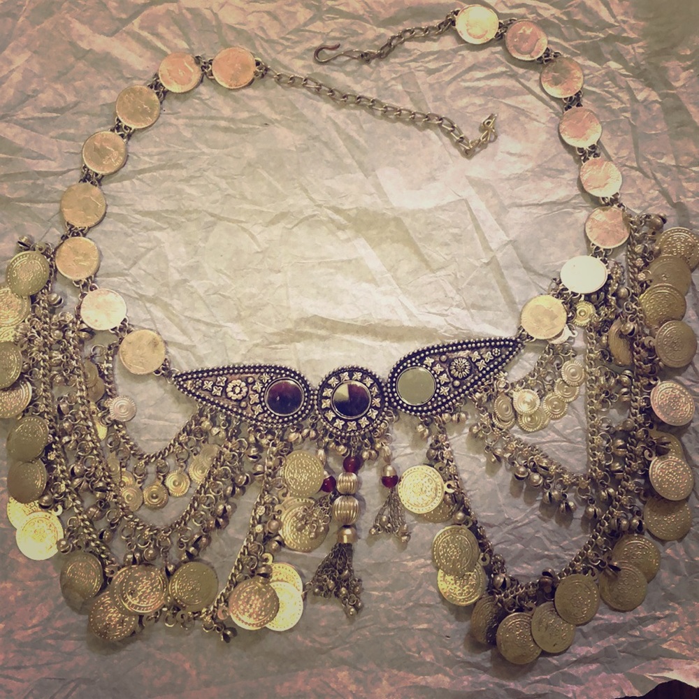 Tribal Coin Adorned Belt